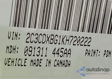 2019 Dodge Charger Sxt Rwd from USA, damaged, VIN 2C3CDXBG1KH720222